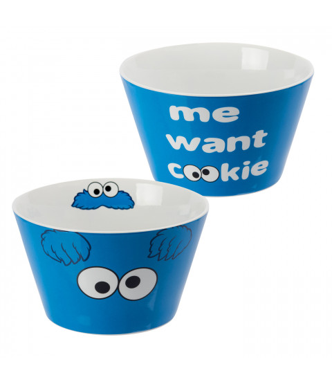 Sesame Street - Müslischale "Krümelmonster - Me want cookie", 500 ml