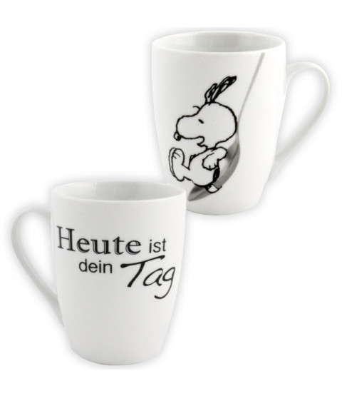 The Peanuts – Tasse Snoopy – „Heute ist dein Tag“, 280 ml, Keramik