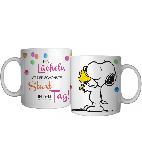 The Peanuts Tasse "Ein Lächeln", ca. 320 ml, Keramik