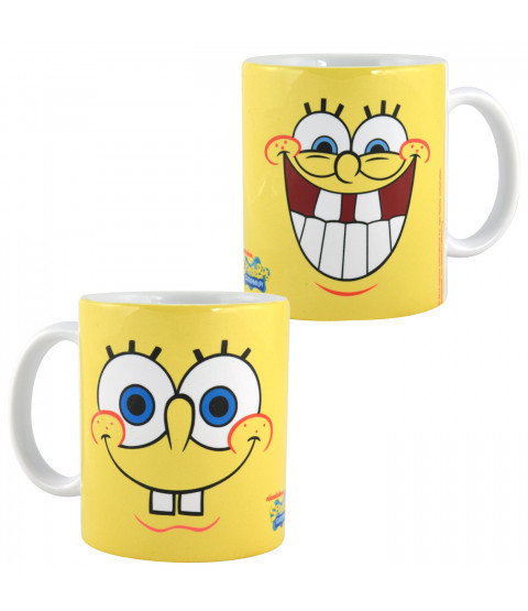 SpongeBob Schwammkopf - Tasse "Sponge Bob face", ca. 320 ml, Keramik