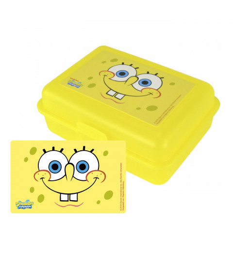SpongeBob Schwammkopf - Lunchbox "Sponge Bob Face", Polypropylene