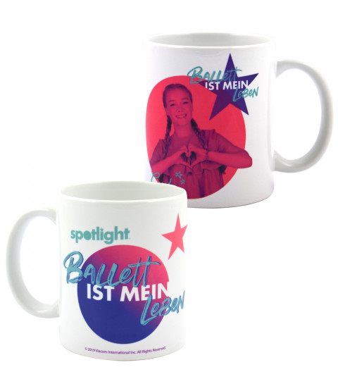 Spotlight - Tasse Becher "Ballett ist mein Leben", Keramik, 320 ml