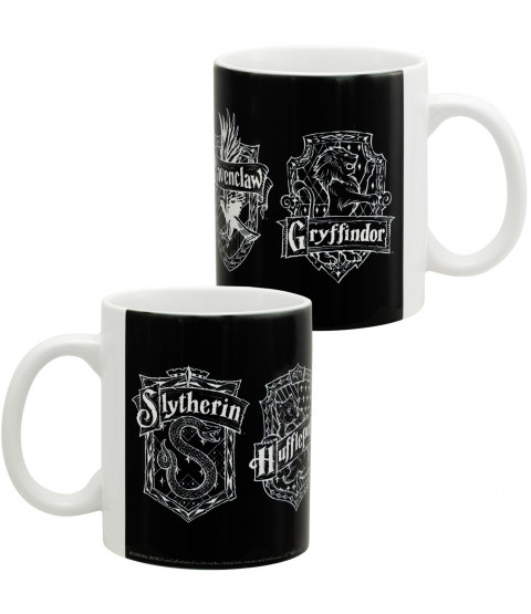 Harry Potter - Tasse "Four Houses", 320 ml, Keramik