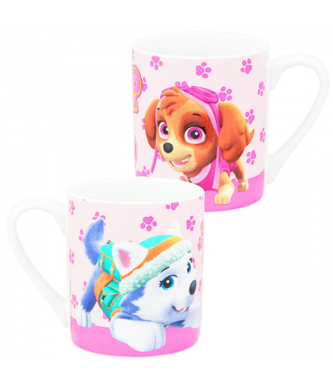 Paw Patrol - Tasse "Skye & Everest Paws", 230 ml, Porzellan