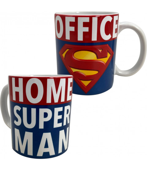 Superman - Tasse "Home Office", 320 ml, Keramik
