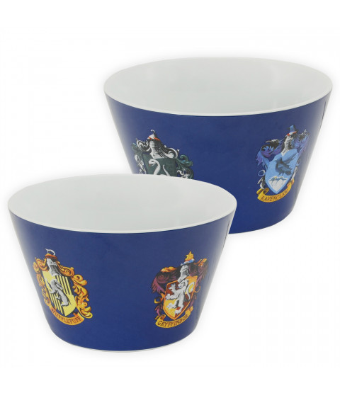 Harry Potter - Müslischale "4 Wappen, blau" - 500 ml