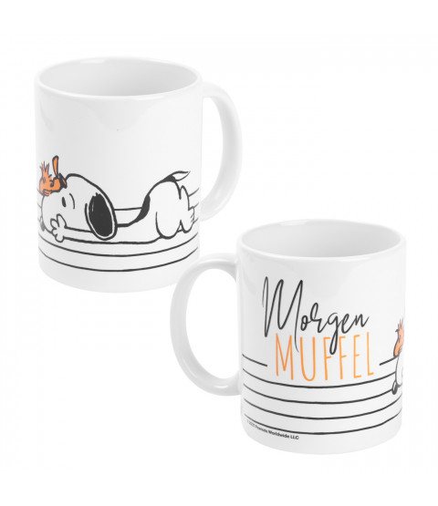 The Peanuts - Tasse "Morgenmuffel", 320 ml, Keramik