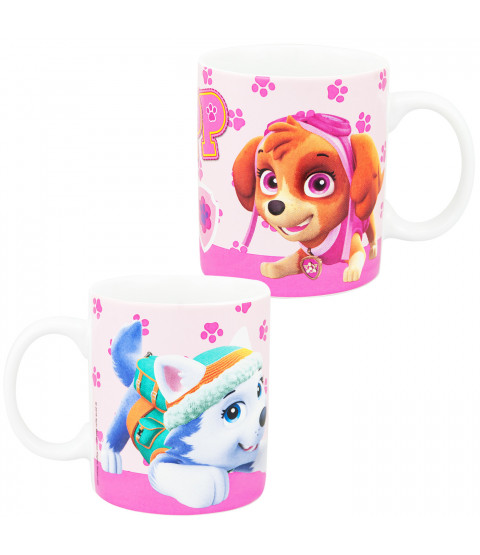 Paw Patrol - Tasse "Skye & Everest Paws", 320ml, Porzellan