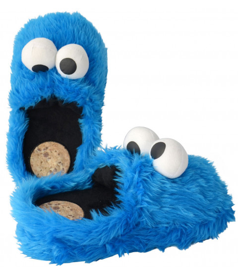 Hausschuhe - Sesamstraße "Cookie Monster", versch. Größen