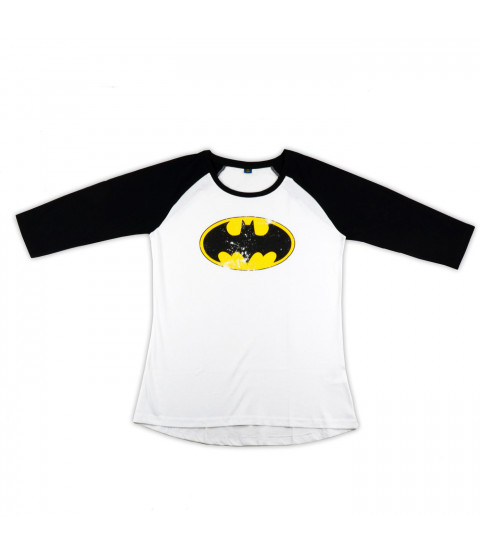 Damen Shirt, 3/4-Arm, Baumwolle - Batman versch. Größen