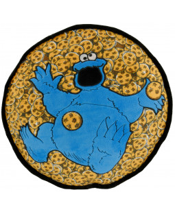 Sesamstraße - Kissen „Cookie Monster“, Plüsch, 40 x 6 cm