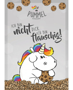 Pummeleinhorn Sammelblock DIN A5, Nr. 3, "Flauschig"