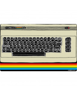 C64 Brettchen "Tastatur"