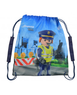 Playmobil - Turnbeutel "Police", 38 x 35 cm, Polyester