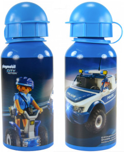 Playmobil - Trinkflasche "Police" 400 ml, Aluminium