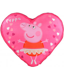 Peppa Pig - Kissen "Herzen", ca. 40 cm