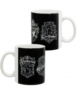 Harry Potter - Tasse "Four Houses", 320 ml, Keramik