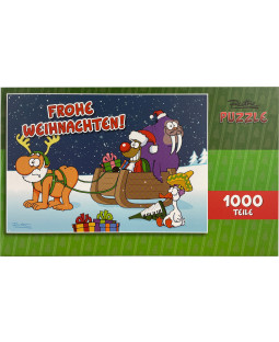 Ralph Ruthe Weihnachts-Puzzle "xmas 1000 pcs", 1000 Teile