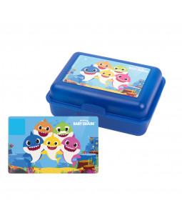 Baby Shark - Brotdose - Lunchbox  "All Stars", Polypropylene, 17,5x12,8x6,9cm