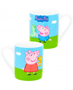 Peppa Pig - Tasse "Peppa & George", 230 ml, Porzellan