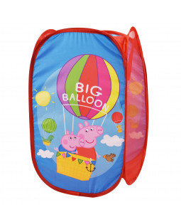 Peppa Pig - Aufbewahrungsbox Pop-up "Big Balloon", 36 x 36 x 58 cm, Polyester