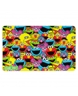 Sesame Street- Frühstücksbrettchen Brotbrett "Allover", Resopal, 23,5 x 14,5 cm