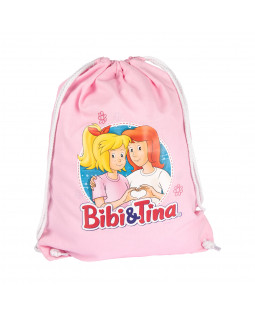 Bibi & Tina - Gym bag "BFF", 37 x 46 cm, Baumwolle
