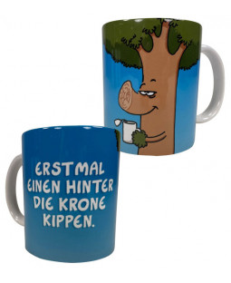 Ralph Ruthe - Tasse "Hinter die Krone", 320 ml, Keramik