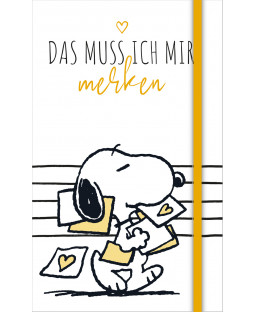 The Peanuts - Notizbuch Hardcover Snoopy "Das muss ich mir merken", DIN A5