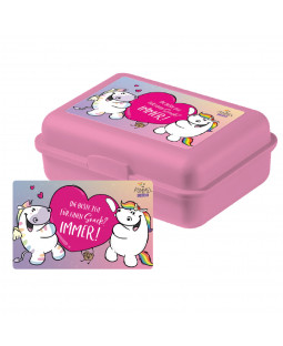 Pummel & Friends - Brotdose - Lunchbox "Immer", Polypropylene, 17,5x 12,8 x 6,9 cm