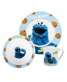 Sesam Straße Breakfast Set Cookie Monster