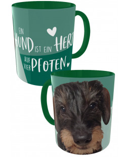 Tasse " Hund - 4 Pfoten", 320 ml, Porzellan