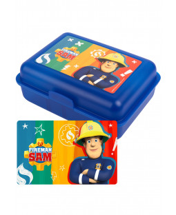 Feuerwehrmann Sam - Brotdose - Lunchbox "Sam", Polypropylene, 17,5x12,8x6,9cm