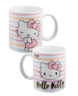 Hello Kitty Tasse "stripes", 230 ml, Porzellan