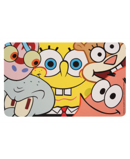 SpongeBob Schwammkopf - Frühstücksbrettchen "allover", 23,5 x 14,5 cm
