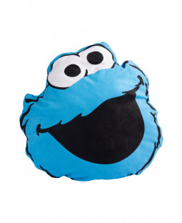 Sesame Street - Kissen "Cookie monster", ca. 37 x 26 cm, blau
