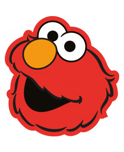 Sesame Street - Kissen "Elmo", ca. 37 x 26 cm, rot