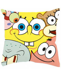 Sponge Bob - Kissen " allover " 30 x 30 cm