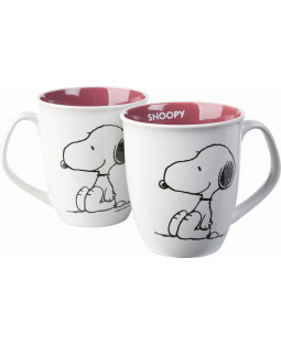 The Peanuts - Tasse Snoopy "black and white", 280 ml, Keramik